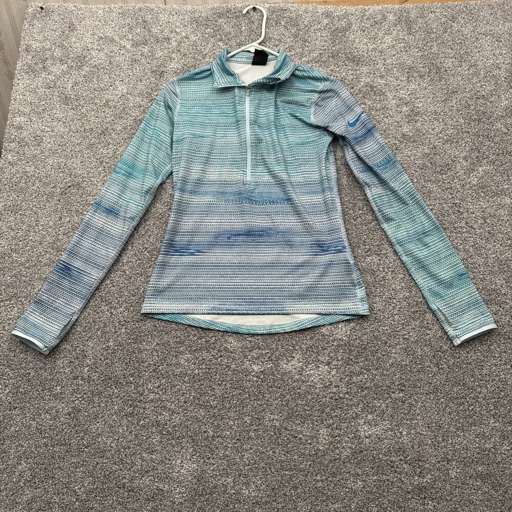 Nike Dri Fit Pullover Women Medium Athletic Running Gorpcore Performance 1/2 Zip